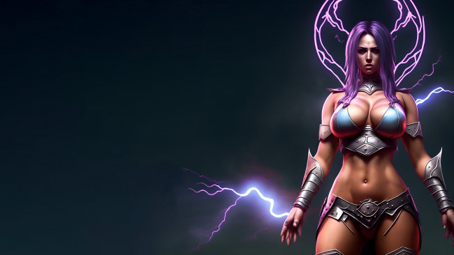 Обои картинки фото фэнтези, девушки, нейросети, графика, нейроарт, ai, art, нейронные, сети, рисунки, нейро, искусство, девушка, воин