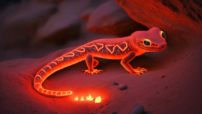 Обои картинки фото фэнтези, существа, нейросети, графика, нейроарт, ai, art, нейронные, сети, рисунки, нейро, искусство, ящерица