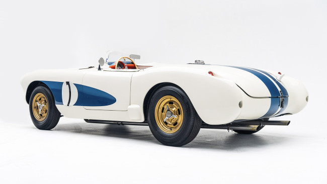 Обои картинки фото 1956-chevrolet-corvette-sr, автомобили, corvette