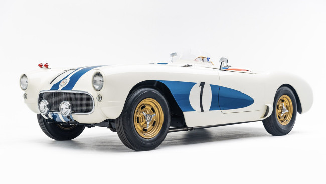 Обои картинки фото 1956-chevrolet-corvette-sr, автомобили, corvette