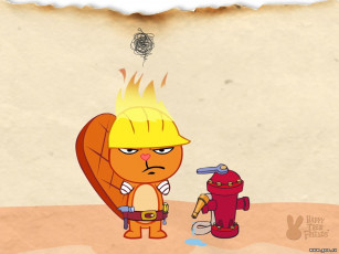 Картинка happy tree friends мультфильмы