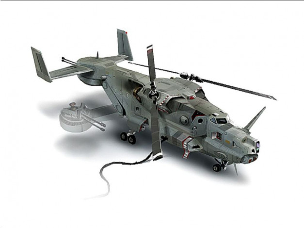 Обои картинки фото реактивный, вертолет, видео, игры, chronicles, of, riddick, escape, from, butcher, bay