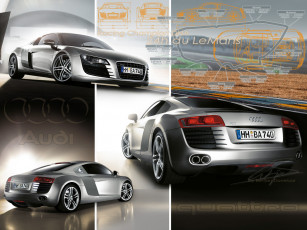 Картинка 2007 audi r8 автомобили