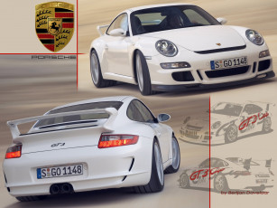 Картинка gt3 автомобили porsche