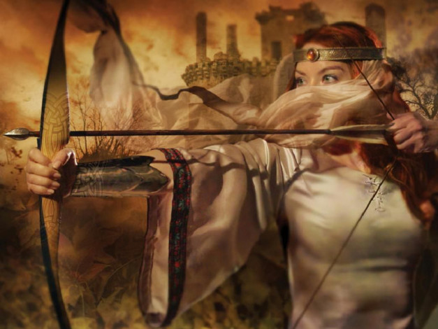Обои картинки фото фэнтези, девушки