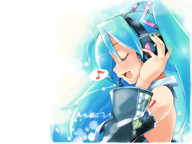Обои картинки фото аниме, vocaloid
