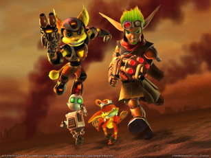 Картинка видео игры jak iii ratchet and clank up your arsenal