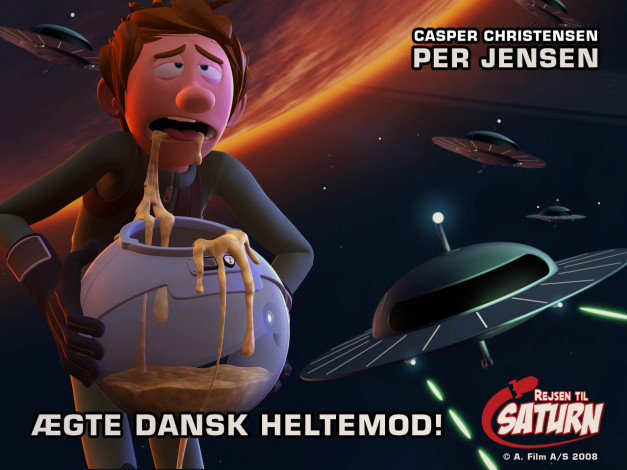 Обои картинки фото экспедиция, на, сатурн, мультфильмы, rejsen, til, saturn