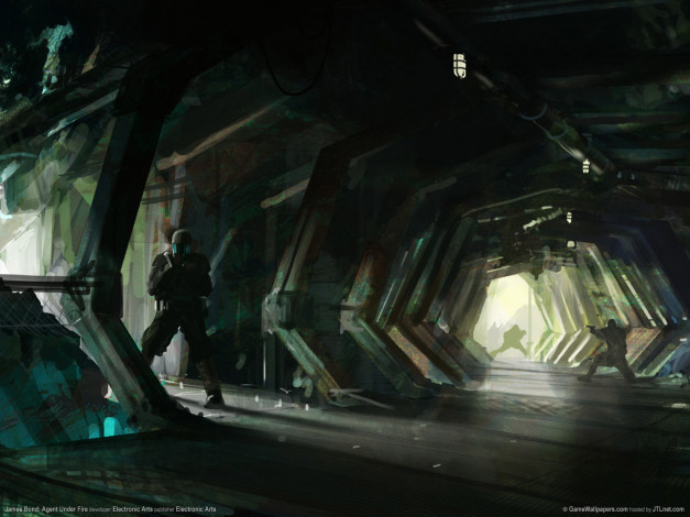 Обои картинки фото видео, игры, james, bond, agent, under, fire