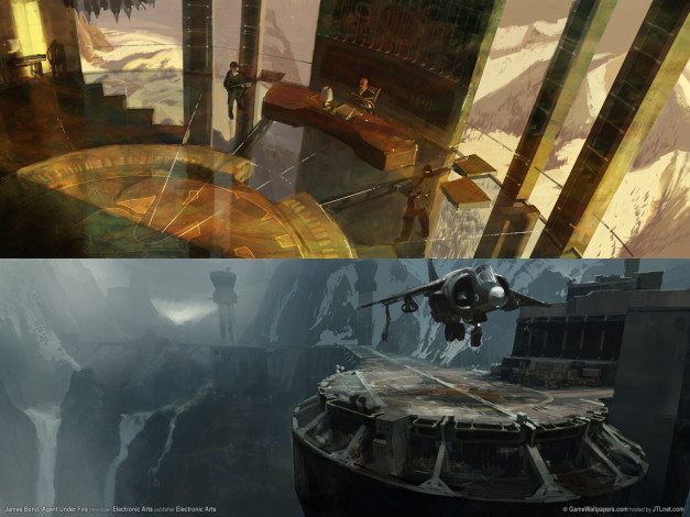 Обои картинки фото видео, игры, james, bond, agent, under, fire