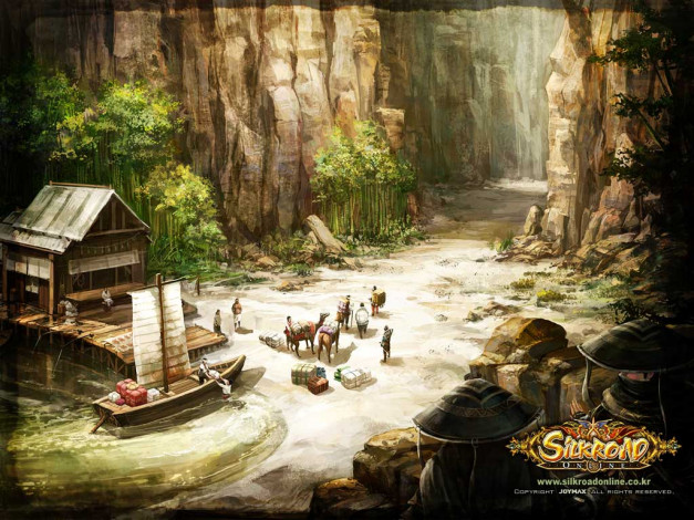 Обои картинки фото видео, игры, silkroad, online
