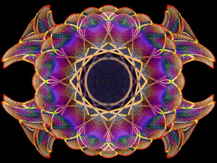 Картинка 3д графика fractal фракталы