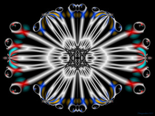 Картинка 3д графика fractal фракталы