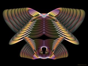 Картинка 3д графика fractal фракталы