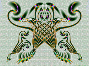 Картинка 3д графика fractal фракталы