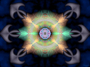 Картинка 3д графика fractal фракталы