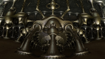 Картинка 3д графика fractal фракталы