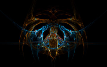 Картинка 3д графика fractal фракталы абстракции