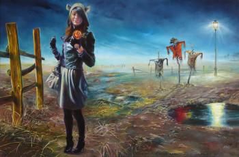 Картинка wlodzimierz kuklinski фэнтези девушки фонарь пугало