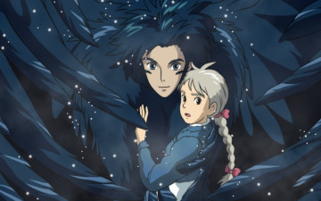 Картинка аниме howl`s moving castle howls ходячий замок хаула хаул софи хаяо миядзаки