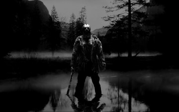 Картинка пятница 13 кино фильмы friday the 13th джейсон вурхиз 13-е jason voorhees лес воды мачете