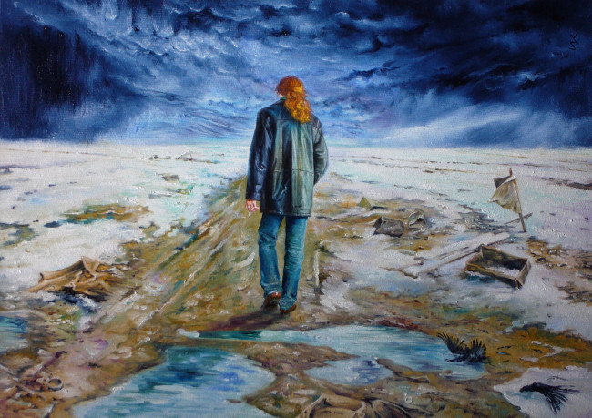 Обои картинки фото wlodzimierz, kuklinski, рисованные, парень