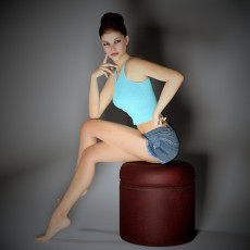 Картинка 3д графика people люди девушка