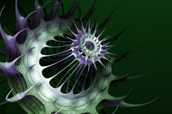 Картинка 3д графика fractal фракталы цвета узор фон