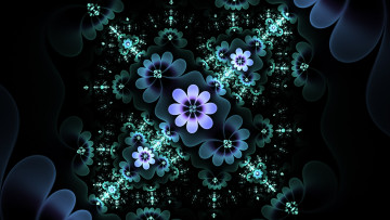 Картинка 3д графика fractal фракталы узор фон цвет