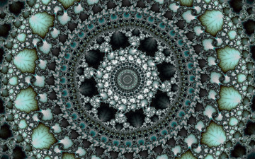 Картинка 3д графика fractal фракталы фон цвета узор