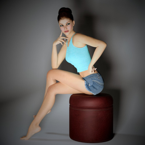 Обои картинки фото 3д, графика, people, люди, девушка