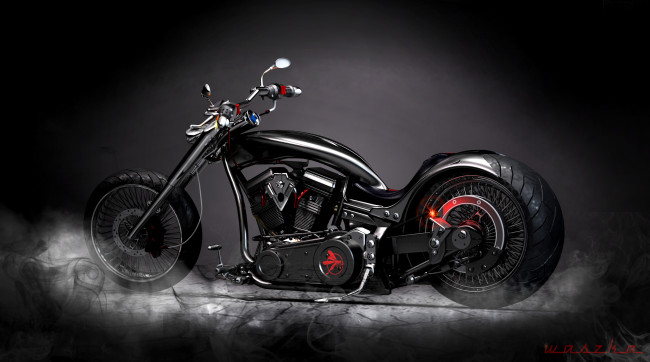 Обои картинки фото мотоциклы, 3d, мотоцикл