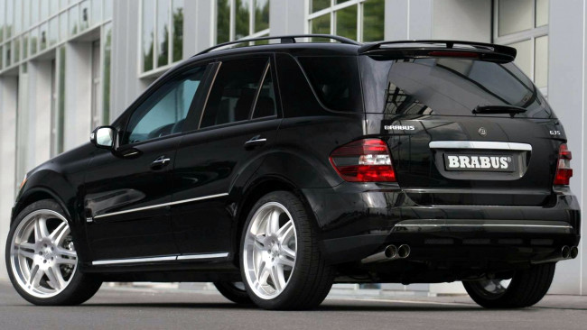 Обои картинки фото mercedes, ml, автомобили, brabus, германия, daimler, ag