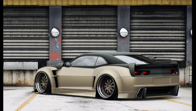 Обои картинки фото автомобили, виртуальный, тюнинг, camaro