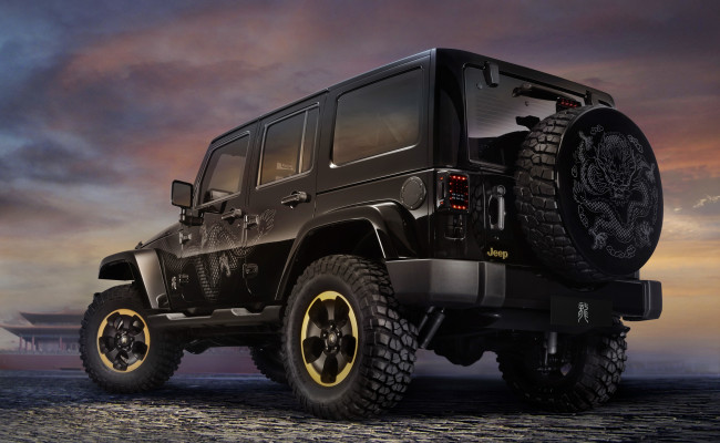 Обои картинки фото 2012, jeep, wrangler, dragon, автомобили