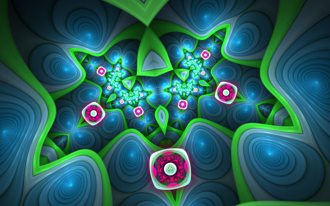 Обои картинки фото 3д, графика, fractal, фракталы, цвет, узор, фон