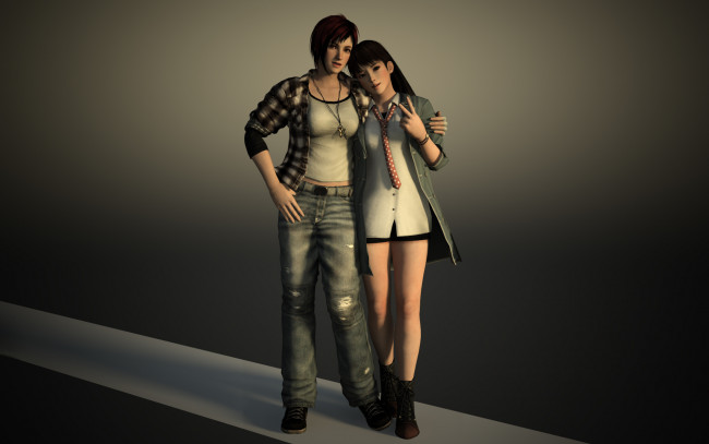 Обои картинки фото 3д, графика, people, люди, девушки