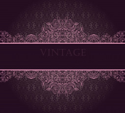 Картинка векторная+графика графика лента винтаж орнамент полосы надпись