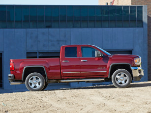Картинка автомобили gm-gmc красный cab double slt 2500 hd gmc sierra 2015г