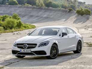Картинка автомобили mercedes-benz светлый 2014г с218 s-model amg cls 63