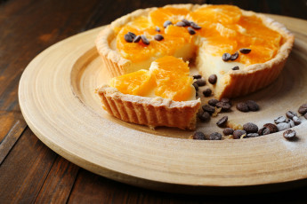 Картинка еда пироги пирог кофейные зёрна