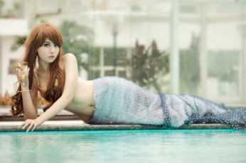 Картинка девушки mitu+kat русалка