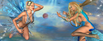 Картинка 3д+графика эльфы+ elves феи