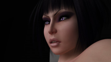 Картинка cathy+goth 3д+графика существа+ creatures взгляд девушка