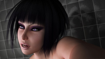 Картинка cathy+goth 3д+графика существа+ creatures взгляд девушка