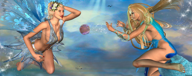 Обои картинки фото 3д графика, эльфы , elves, феи