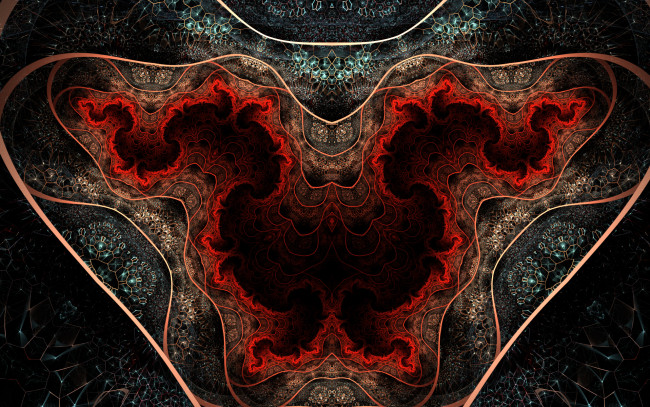 Обои картинки фото 3д графика, фракталы , fractal, цвета, фон, узор