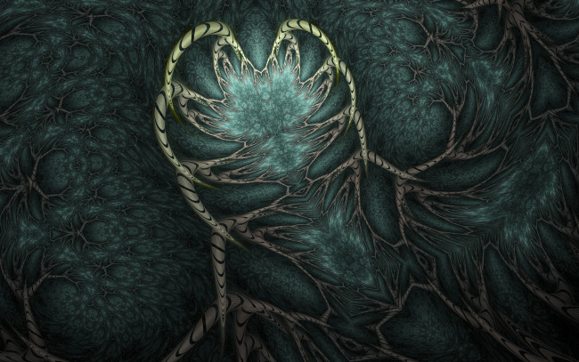 Обои картинки фото 3д графика, фракталы , fractal, узор, цвета, фон