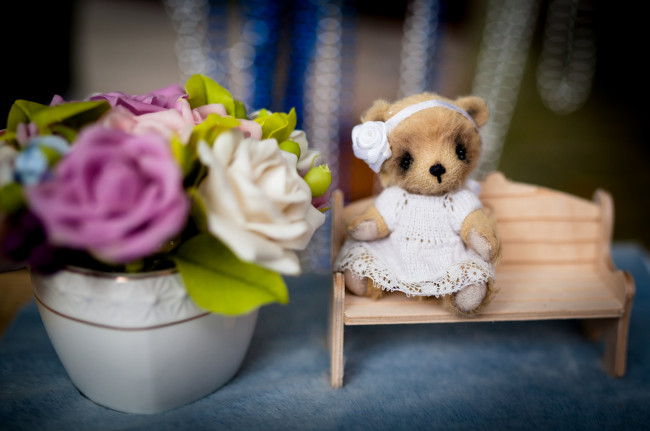 Обои картинки фото разное, игрушки, мишутка