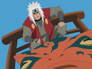 Картинка разное арты фон jiraya взгляд парень
